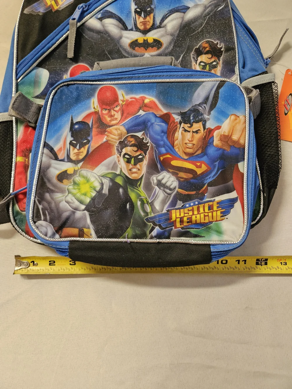 DC Comics Justice League Backpack Lunch Box Set Batman Superman Flash School New